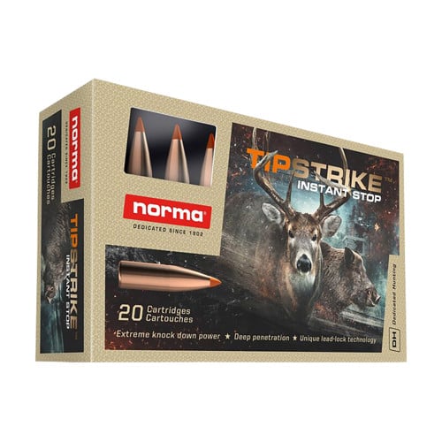 NORMA AMMO 280 Rem 160Gr Tipstrike 20rd for sale at KYGUNCO.