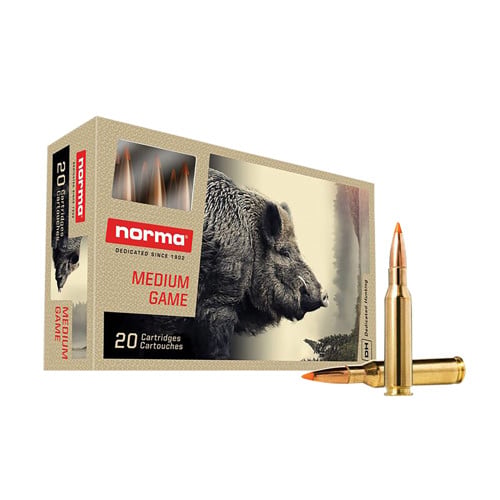 NORMA AMMO Medium Game 7mm-08 Rem 160gr Polymer Tip Brass Rifle Ammunition | 20 Rounds for sale at KYGUNCO.