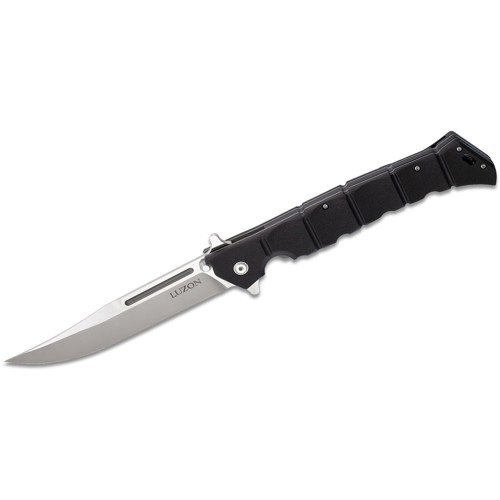COLD STEEL Large Luzon Flipper Knife 6" Plain Blade - Black for sale at KYGUNCO.