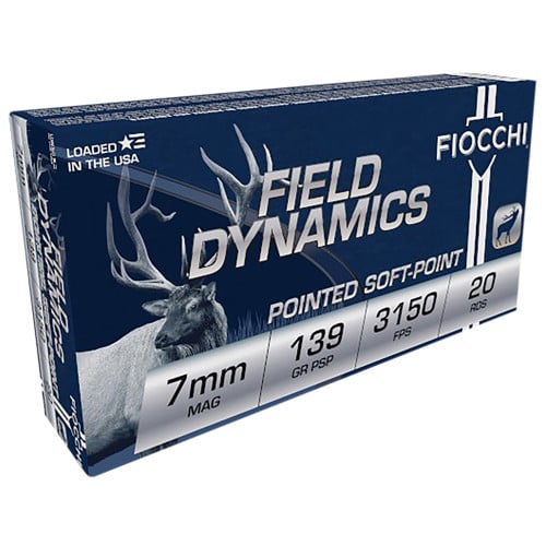 FIOCCHI 7mm Magnum Field Dynamics PSP 139Gr 20rd for sale at KYGUNCO.