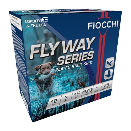 FIOCCHI 12Ga Flyway 3" #1 Steel Shot 25rd for sale at KYGUNCO.