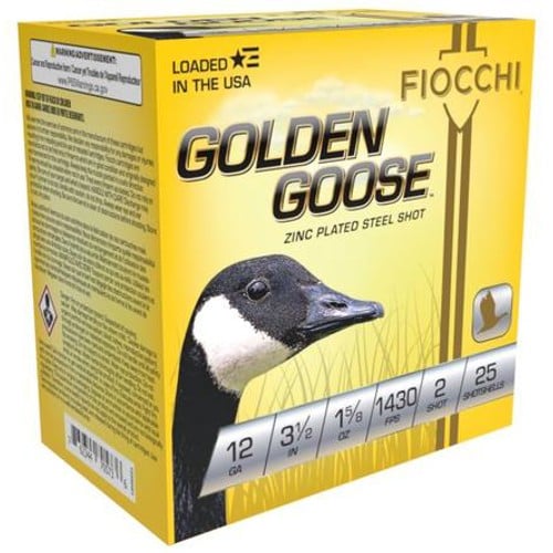FIOCCHI 12Ga Golden Goose Waterfowl 3.5" BBB 25rd for sale at KYGUNCO.