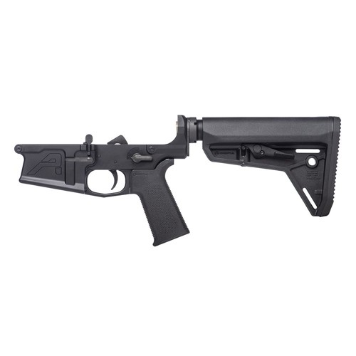 AERO PRECISION M5 Complete AR10 Lower Receiver w/ MOE SL Grip & SL Carbine Stock - Black for sale at KYGUNCO.