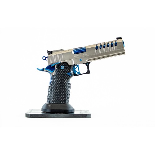 MASTERPIECE ARMS DS9 Hybrid 9mm 5" 15/17rd Optic Ready Pistol - Stainless / Blue for sale at KYGUNCO.