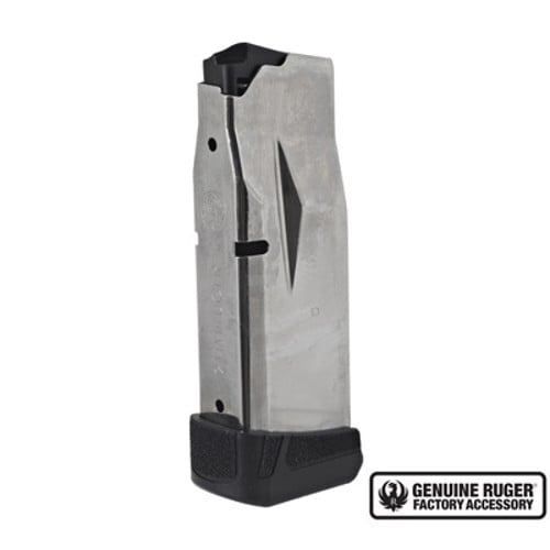 RUGER Max-9 9mm 12rd Magazine Black/SS for sale at KYGUNCO.