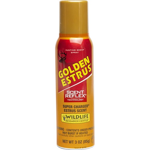 WILDLIFE RESEARCH Golden Estrus Scent Reflex Spray Can for sale at KYGUNCO.