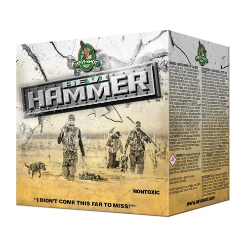 HEVI-SHOT Hevi-Hammer Waterfowl 12 Gauge 3" 1-1/4oz #2 Steel, Bismuth Shotgun Ammunition | 25 Rounds for sale at KYGUNCO.