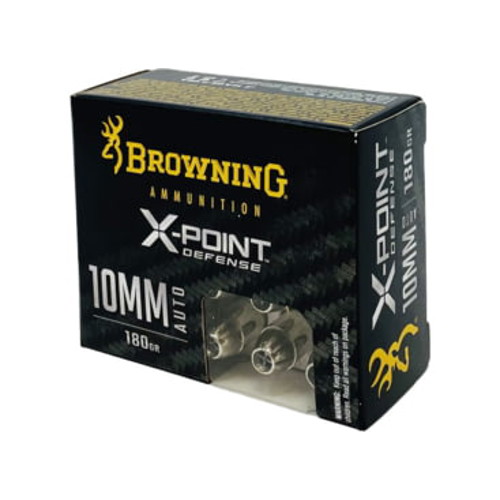 BROWNING AMMO X-Point Defense 10mm Auto 180 gr 20rd for sale at KYGUNCO.