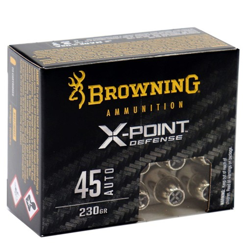 BROWNING AMMO 45 ACP X-Point Defense 230Gr 20rd for sale at KYGUNCO.
