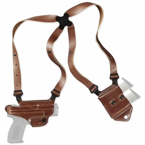 GALCO Miami Classic II Shoulder System Tan Leather 1911 for sale at KYGUNCO.