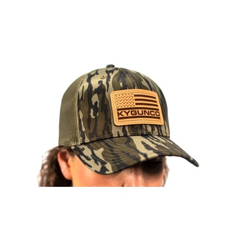 KYGUNCO Flag Leather Patch Mossy Oak Bottomland for sale at KYGUNCO.