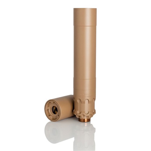 RUGGED SUPPRESSORS Obsidian 45 8.6" Pistol Silencer / Suppressor - FDE for sale at KYGUNCO.