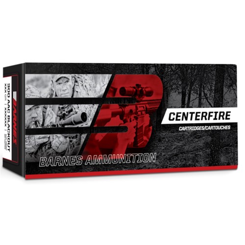 BARNES AMMO 300 AAC Blackout 120Gr Jacketed Hollow Point Brass Ammunition | 20 Round for sale at KYGUNCO.