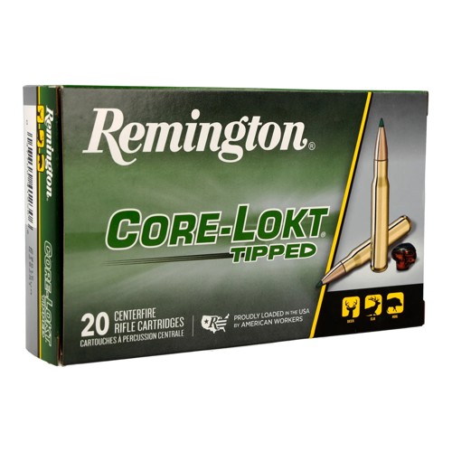REMINGTON Core-Lokt Tipped 270 Win 130Gr Brass Rifle Ammunition | 20 Rounds for sale at KYGUNCO.