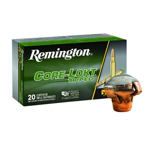 REMINGTON Core-Lokt Tipped 300 WSM 150gr Ammunition, 20 Rounds for sale at KYGUNCO.