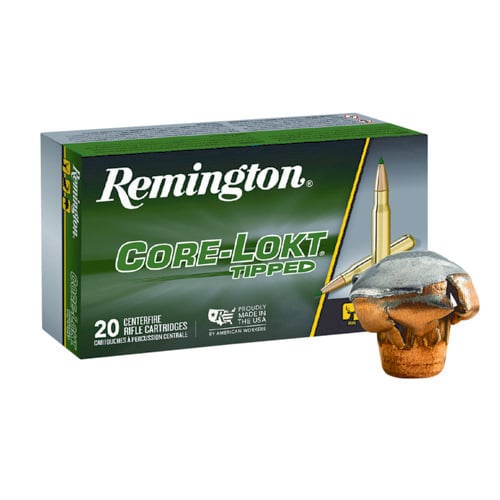 REMINGTON Core-Lokt Tipped 308 Win 165gr Ammunition | 20 Rounds for sale at KYGUNCO.