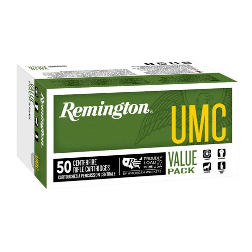 REMINGTON UMC Value Pack 300 AAC Blackout 150gr Full Metal Jacket Ammunition | 50 Rounds for sale at KYGUNCO.