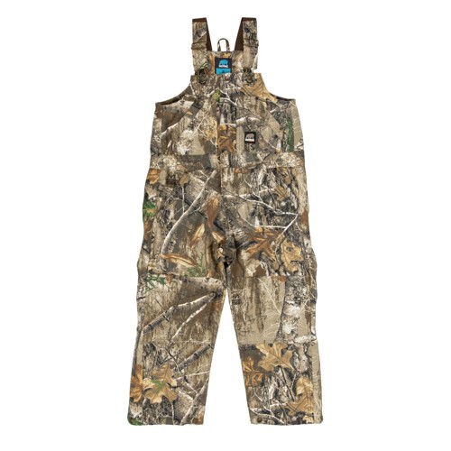 BERNE WORKWEAR Youth Washed Insulated Bib Overall RT Edge for sale at KYGUNCO.
