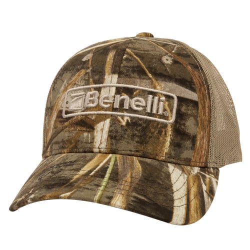 BENELLI Logo Mesh Snapback Hat - Realtree Max-5 for sale at KYGUNCO.