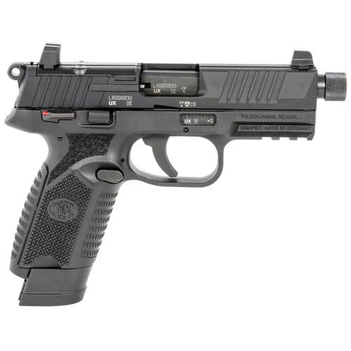 FN AMERICA FN 502 Tactical 22LR 4.6" 10rd Optic Ready Pistol w/ Co-witness Sights & Threaded Barrel for sale at KYGUNCO.