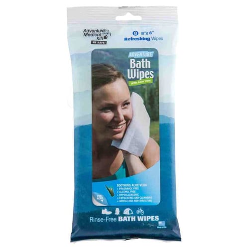 ADVENTURE MEDICAL KITS Adventure Bath Wipes 8 8 x 8 W for sale at KYGUNCO.