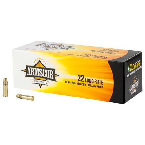 ARMSCOR 22 LR 36gr High Velocity Hollow Point | 50 Rounds for sale at KYGUNCO.