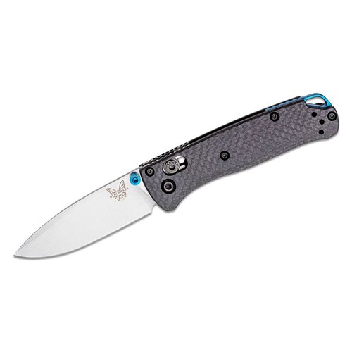 BENCHMADE Mini Bugout AXIS Folding Knife 2.82" Drop Point Blade + Carbon Fiber Handles for sale at KYGUNCO.
