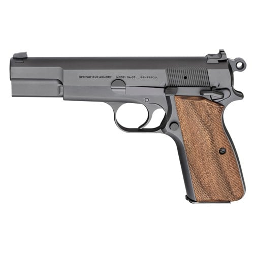 SPRINGFIELD ARMORY SA-35 9mm 4.7" 15rd Pistol - Black | Walnut for sale at KYGUNCO.