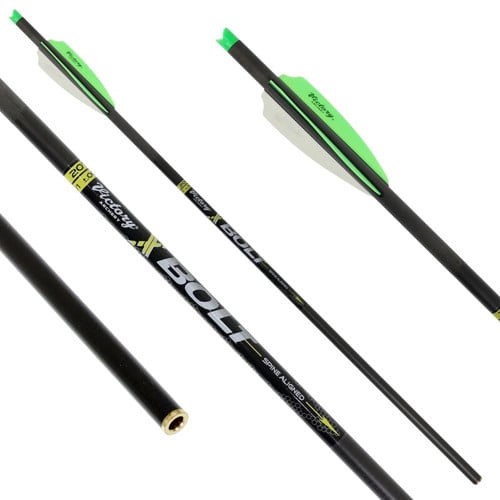VICTORY ARCHERY XBolt 20" Half Moon Nock Fletched  6pk for sale at KYGUNCO.