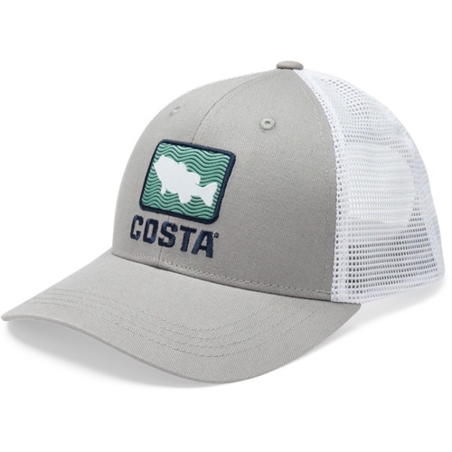 COSTA Bass Waves Trucker Gray OSFA for sale at KYGUNCO.