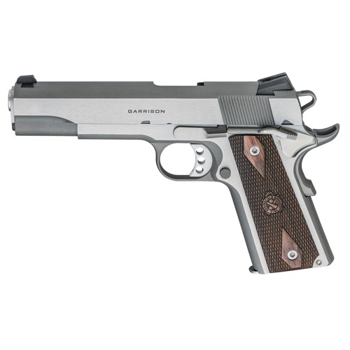 SPRINGFIELD ARMORY 1911 Garrison 45 ACP 5" 7rd Pistol - Stainless / Wood Laminate Grips for sale at KYGUNCO.
