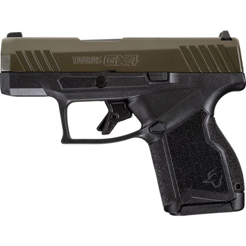 TAURUS GX4 9mm 3.06" 11rd Pistol - MS Green / Black for sale at KYGUNCO.