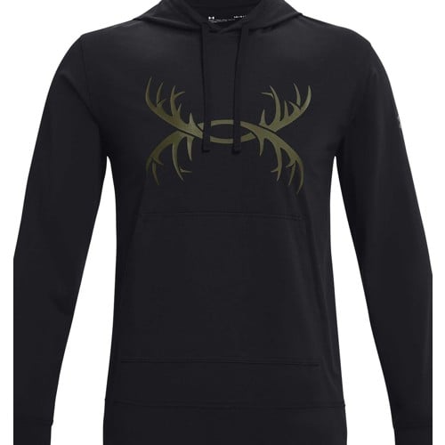 UNDER ARMOUR Men's UA Sportstyle Antler Hoodie (Black-OD Green) for sale at KYGUNCO.
