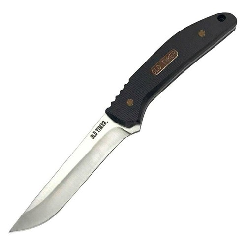 OLD TIMER 993 Fixed 3.82" Straight Blade Knife w/ Black Leather Sheath for sale at KYGUNCO.