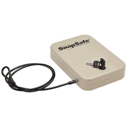 SNAPSAFE Lock Box w/ Key Lock LG - FDE for sale at KYGUNCO.