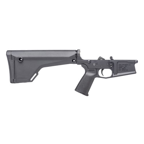 AERO PRECISION M5 Complete Lower Receiver w/ MOE® Grip & Fixed Rifle Stock for sale at KYGUNCO.