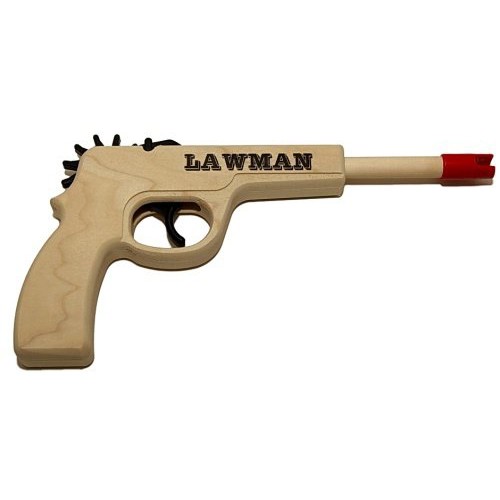 MAGNUM ENTERPRISES Lawman 12 Shot Rubber Band Pistol - Red Ammo for sale at KYGUNCO.