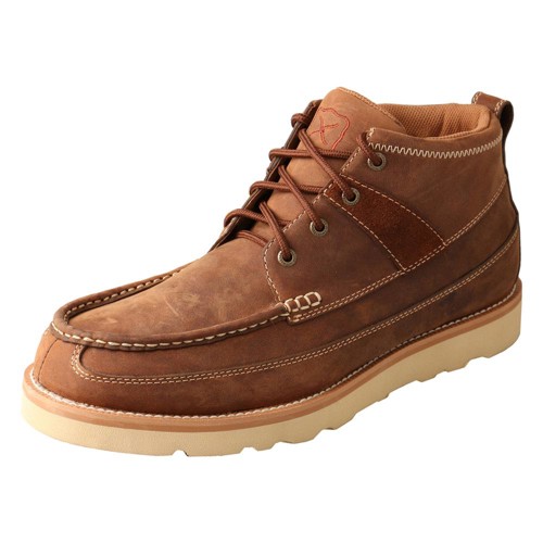 TWISTED X 4" Wedge Sole Boot Oiled Saddle for sale at KYGUNCO.