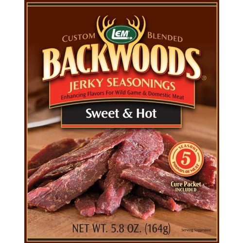 LEM Backwoods Sweet & Hot Jerky Seasoning for 5LBS for sale at KYGUNCO.