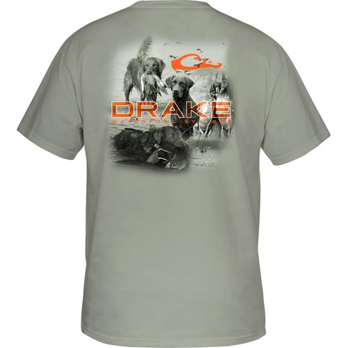 DRAKE 3 Dogs T S/S Desert Sage for sale at KYGUNCO.