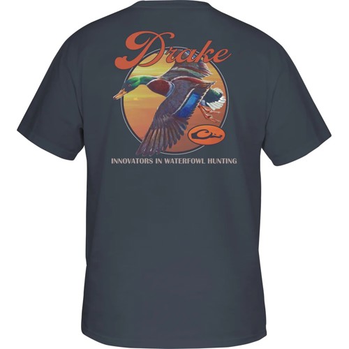 DRAKE Vintage Mallard T S/S Dusty Navy for sale at KYGUNCO.
