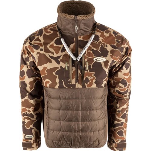 DRAKE LST Guardian Flex Double Down Eqwader 1/4 Zip Plus for sale at KYGUNCO.