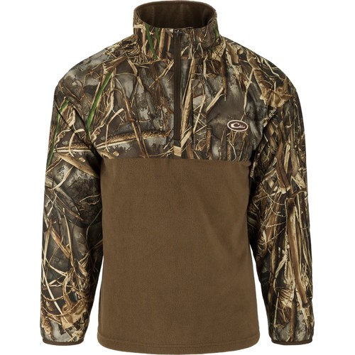 DRAKE 1/4 Zip Refuge Eqwader Realtree Max-7 Plus for sale at KYGUNCO.
