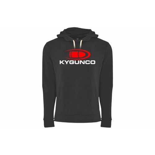KYGUNCO Logo Fleece Hoodie - Charcoal for sale at KYGUNCO.