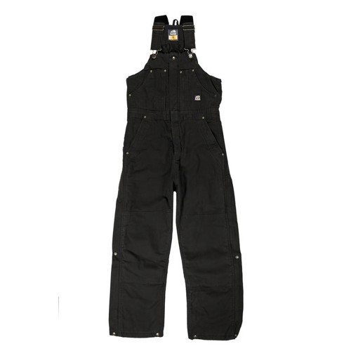 BERNE WORKWEAR Deluxe Insulated Bib Overall Mens Black Plus for sale at KYGUNCO.