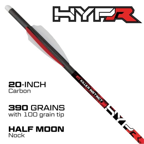 KILLER INSTINCT Hypr 20" Crossbow Bolt for sale at KYGUNCO.