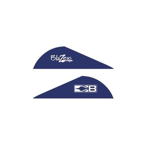 BOHNING Blazer Vanes - Blue | 100 Pack for sale at KYGUNCO.