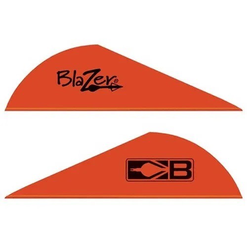 BOHNING Blazer 2" Neon Red Arrow Vanes, 36 Pack for sale at KYGUNCO.