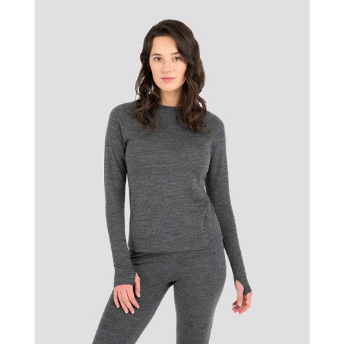 TERRAMAR 2.0 Women's Ultra Merino Scoop Charcoal Heather for sale at KYGUNCO.