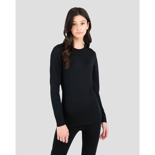 TERRAMAR 2.0 Women's Thermapeak Heritage Crew Black for sale at KYGUNCO.